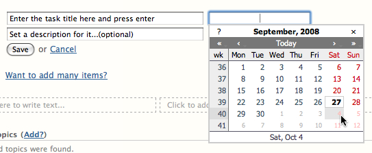 Improved Popup Calendar in upcoming Pagico 3.2