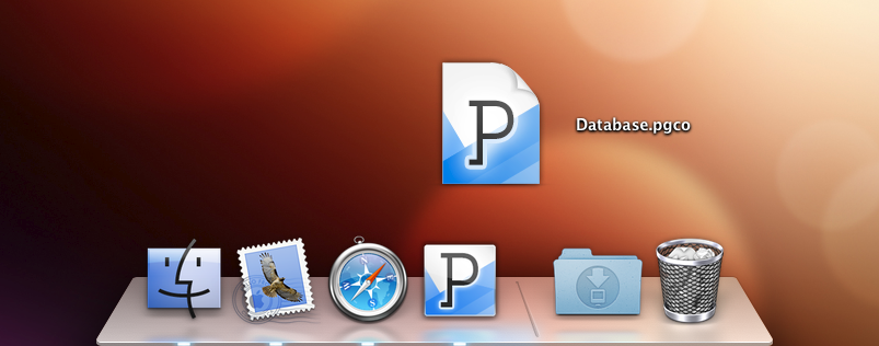 Pagico for Desktop's new icon in dock