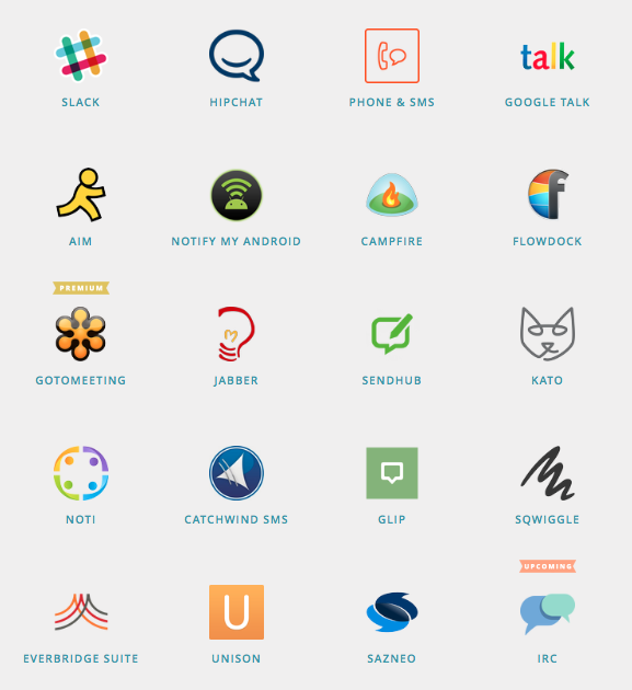 A handful of apps that work with Pagico via Zapier