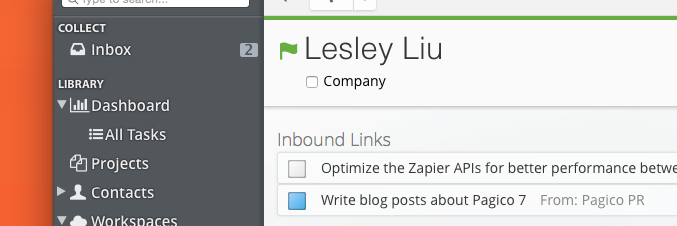 The new Inbound Links section