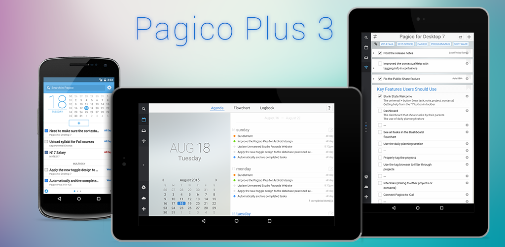 Pagico Plus 3 for Android