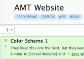 Set title and tags for projects