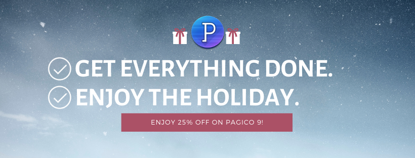 25%-off on Pagico licenses!